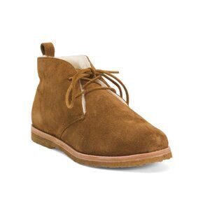 BEEK Chestnut Made In Mexico Suede Goose Booties